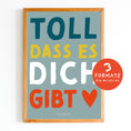 Bild in Galerie-Betrachter laden, Poster "Toll, dass es dich gibt" – Mutmacher-Poster für Kinder | PDF Download
