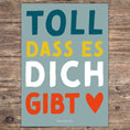 Bild in Galerie-Betrachter laden, Poster "Toll, dass es dich gibt" – Mutmacher-Poster für Kinder | PDF Download
