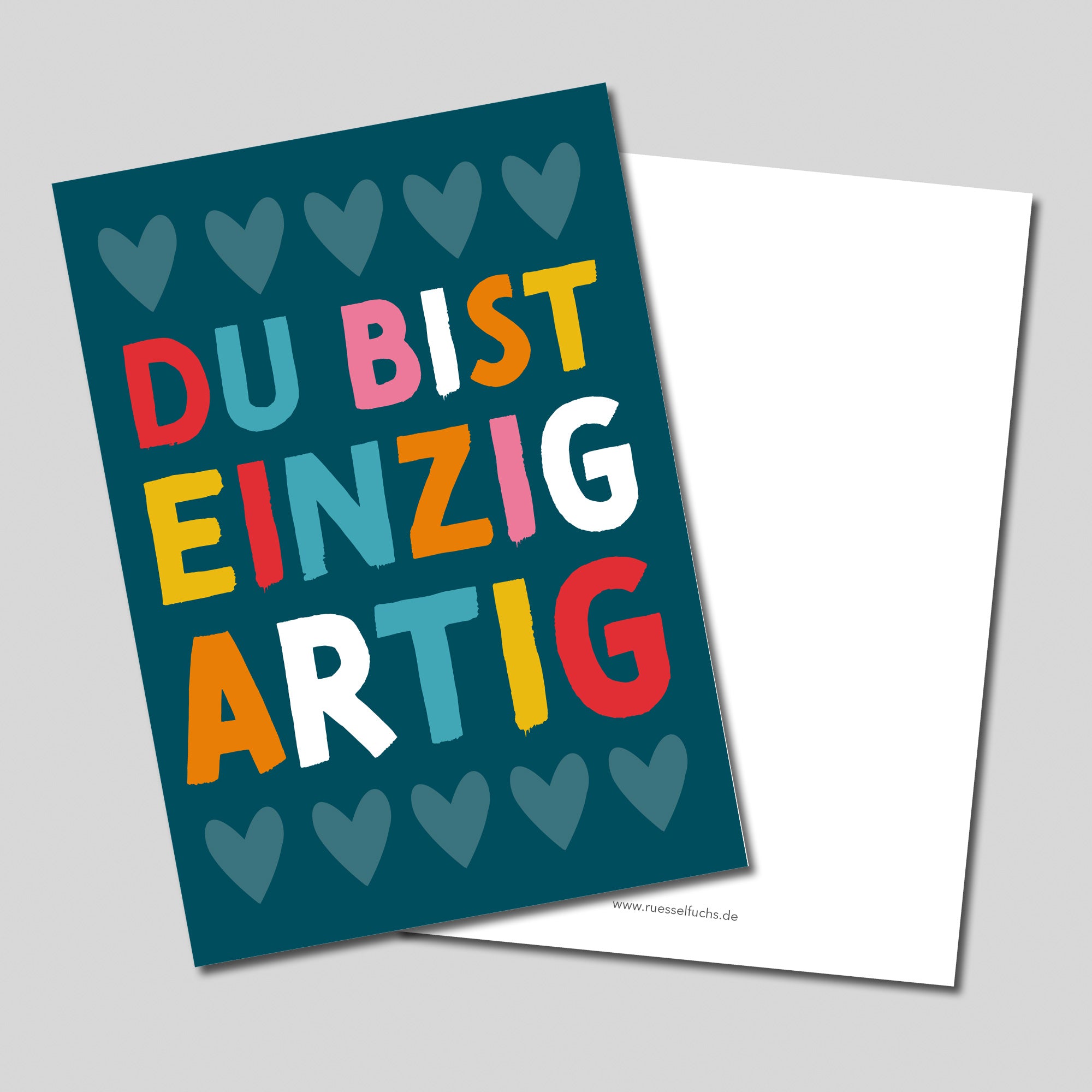 Mutmacher-Postkarte "Du bist einzigartig"