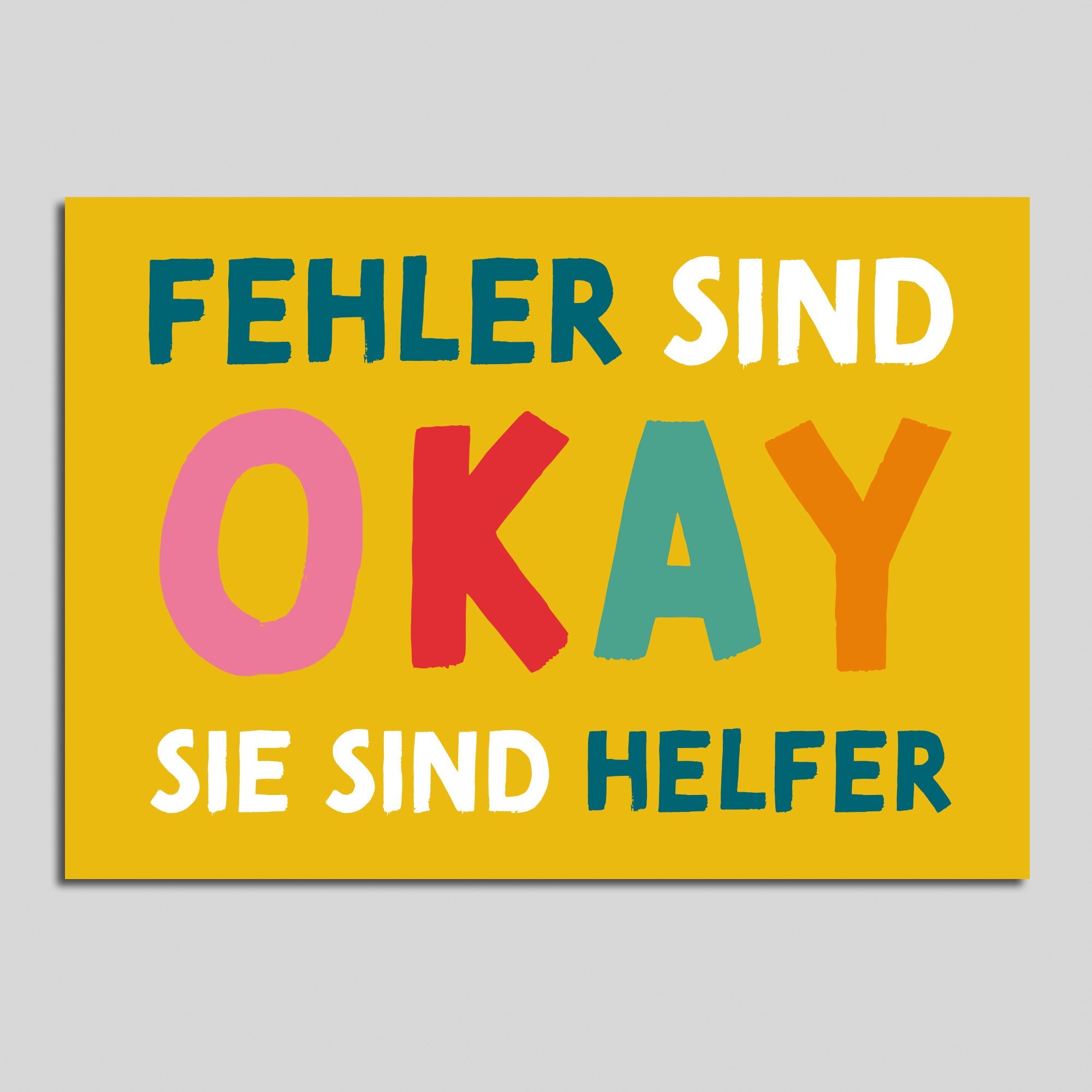 Mutmacher BUNT – Ermutigende Postkarten | 10er-Set