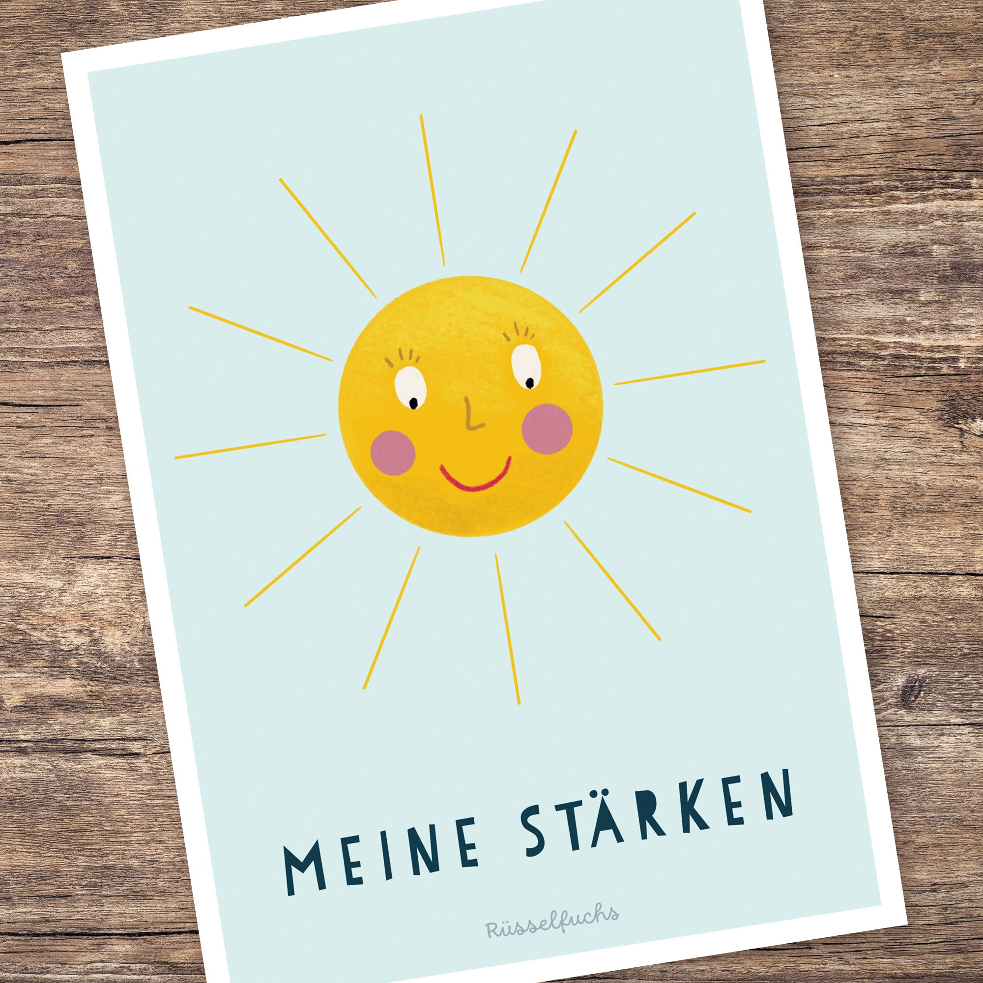 Stärkensonne „Meine Stärken“ – Arbeitsblatt | PDF Download