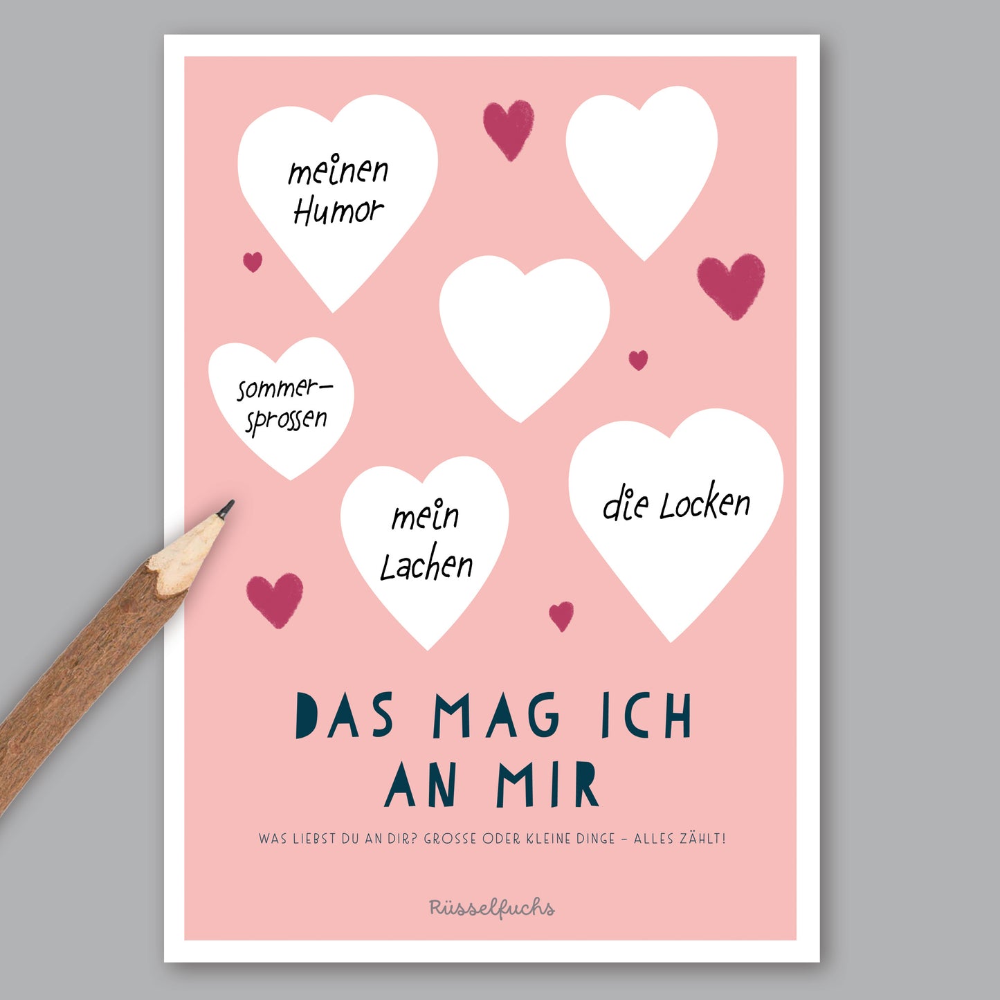 Selbstliebe & Achtsamkeit für Kinder zum Ausfüllen | PDF Download