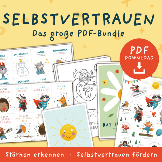 Selbstvertrauen stärken für Kinder – Das große PDF-Bundle | PDF-Download