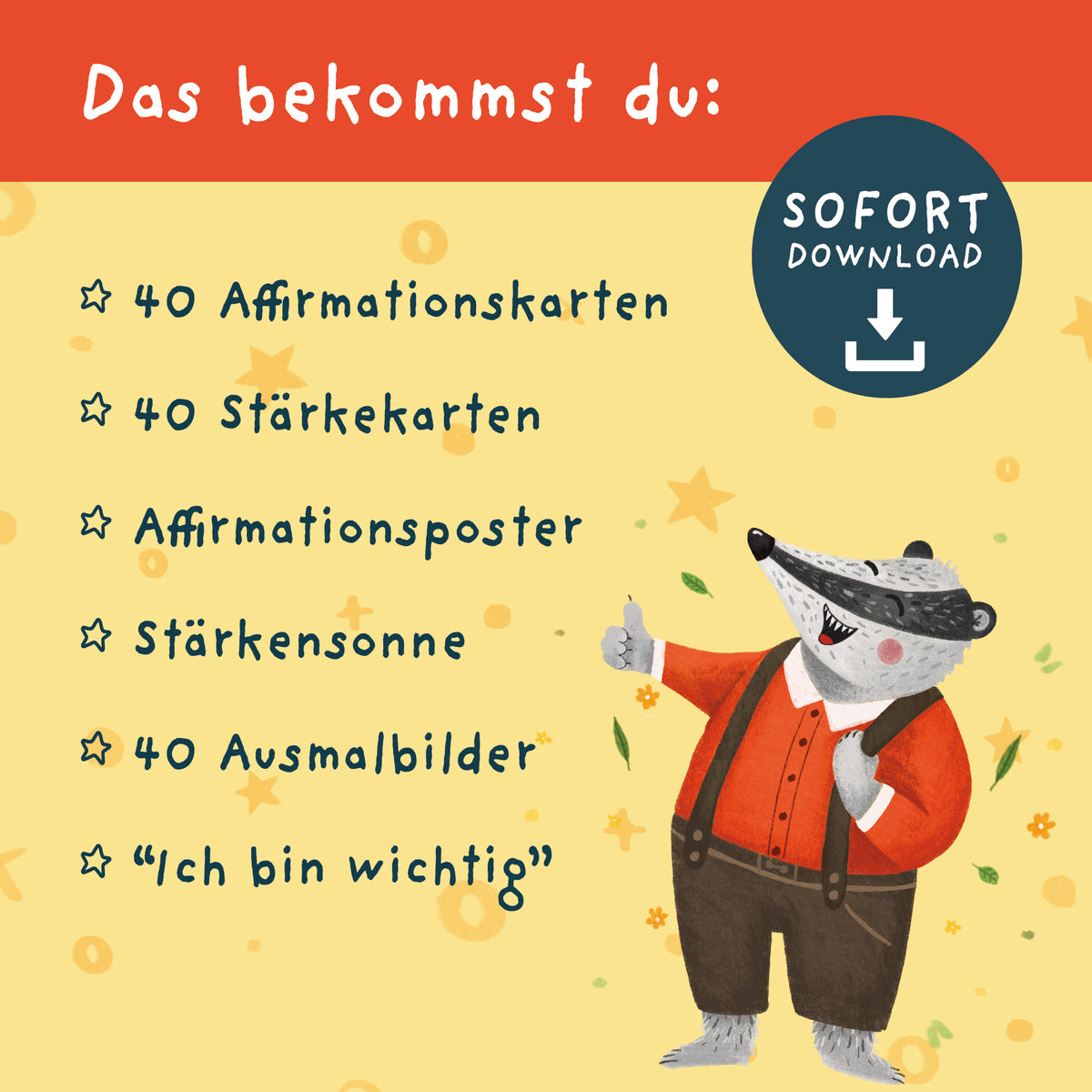 Selbstvertrauen stärken für Kinder – Das große PDF-Bundle | PDF-Download