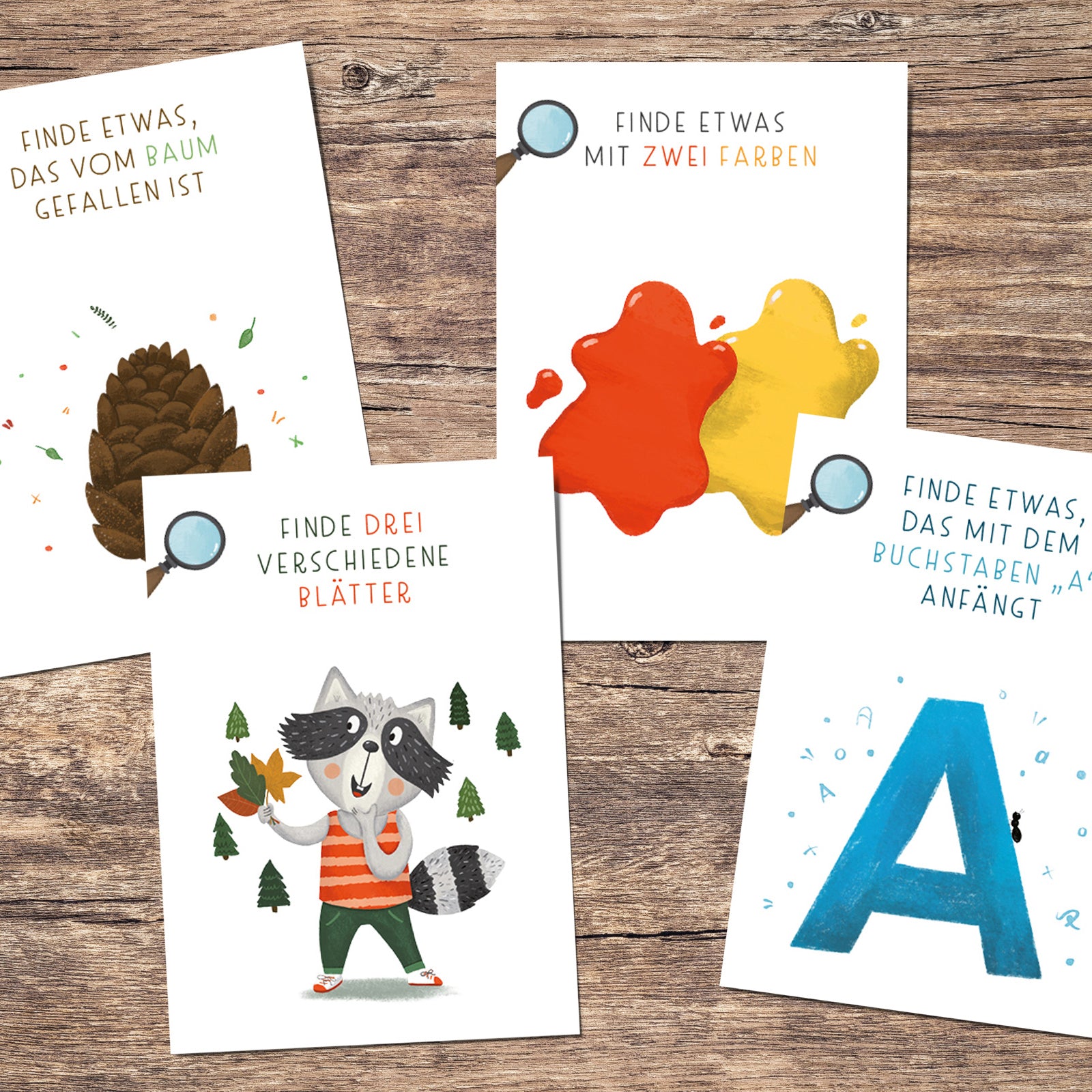 Suchen & Finden – Entdeckerkarten für Kinder | PDF Download