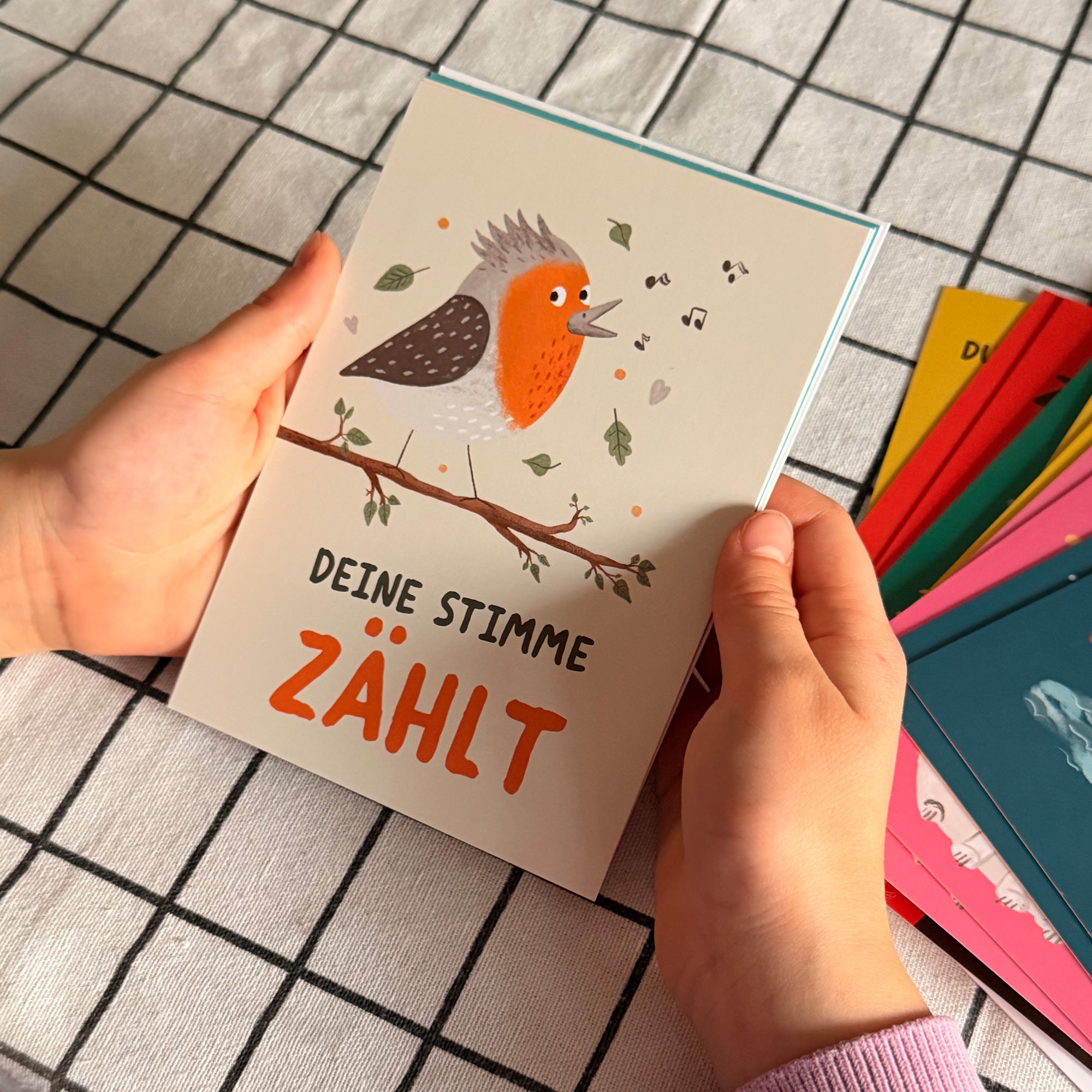 Tierische Mutmacher-Postkarten | 30 Karten (15 Motive - jede Karte doppelt)