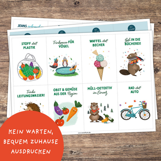 Starke Taten – Umweltkarten für Kinder | PDF Download