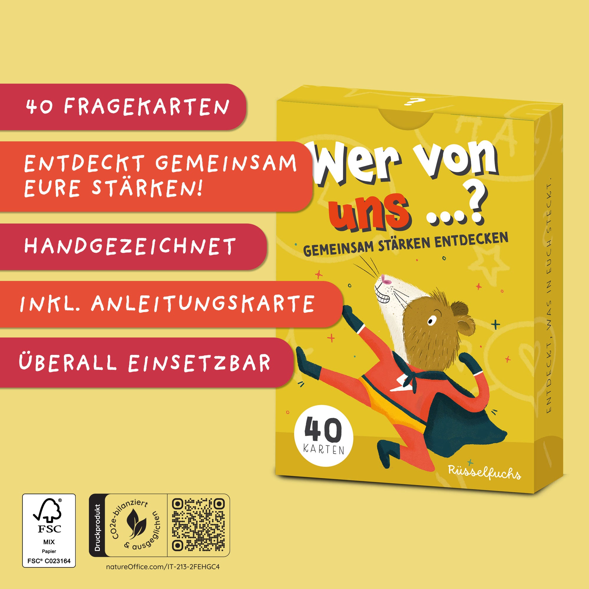 Wer von uns...? – Fragespiel für Kinder & Familien