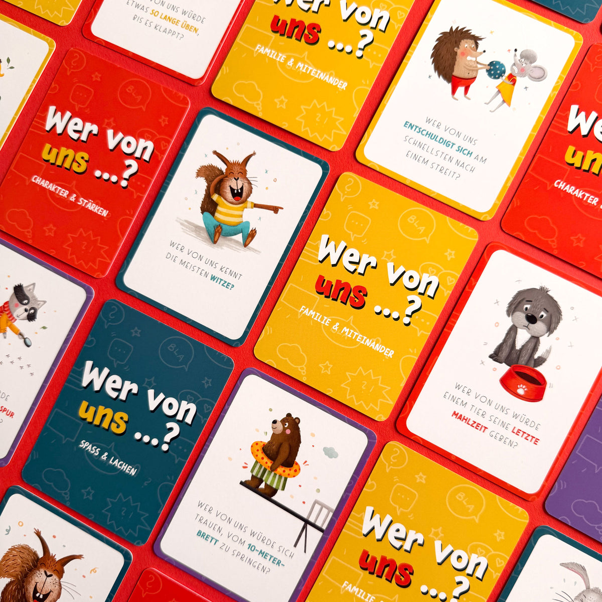 Wer von uns...? – Fragespiel für Kinder & Familien