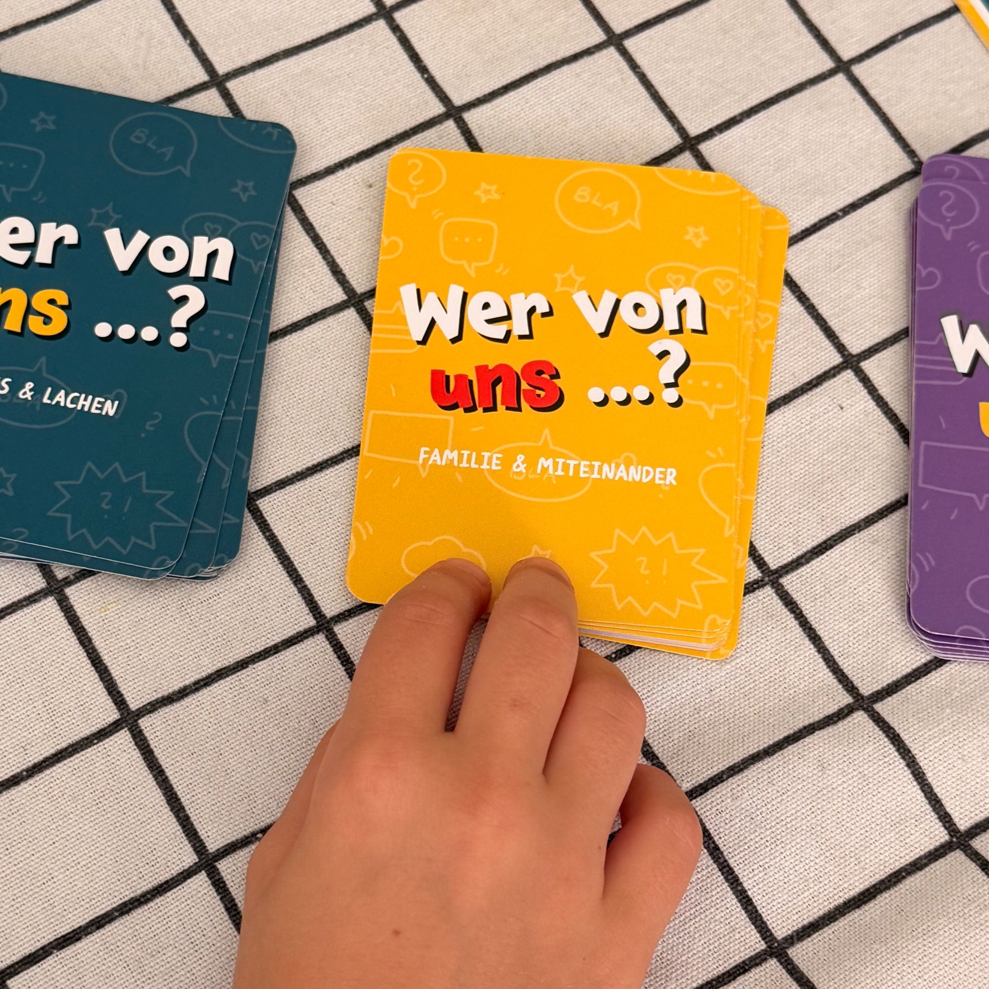 Wer von uns...? – Fragespiel für Kinder & Familien