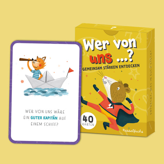 Wer von uns...? – Fragespiel für Kinder & Familien
