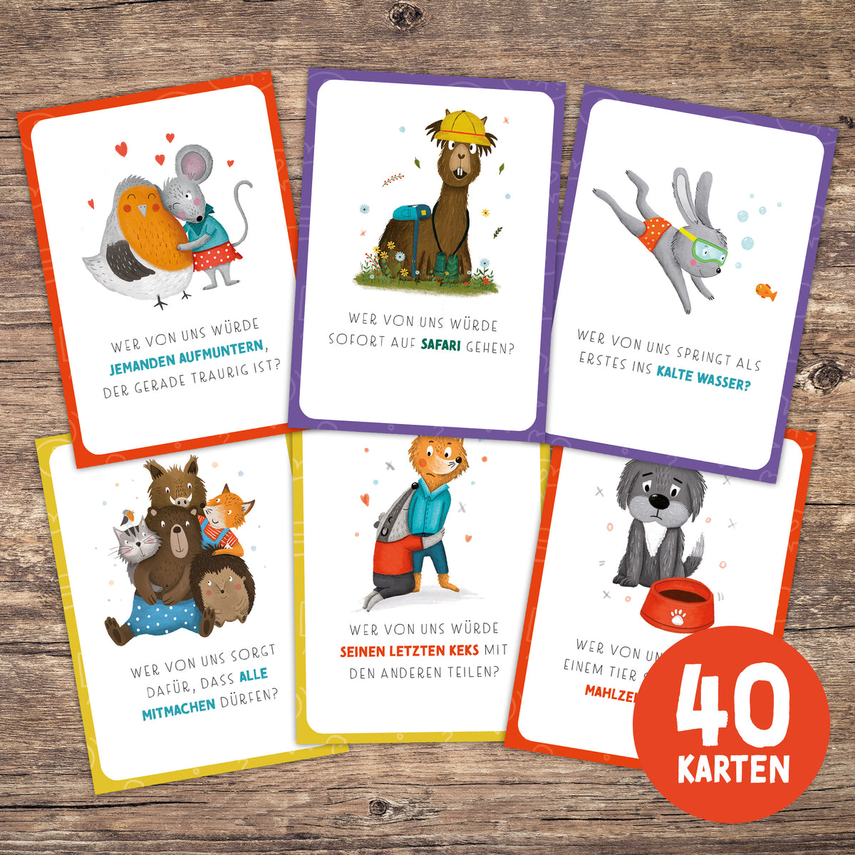 Wer von uns...? – Fragespiel für Kinder zum Ausdrucken | PDF Download