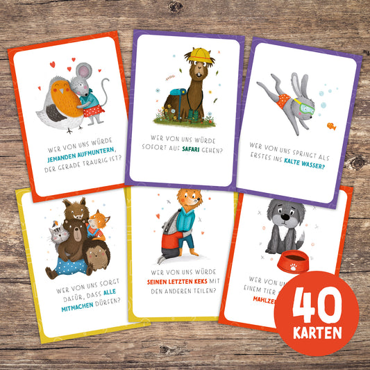Wer von uns...? – Fragespiel für Kinder zum Ausdrucken | PDF Download