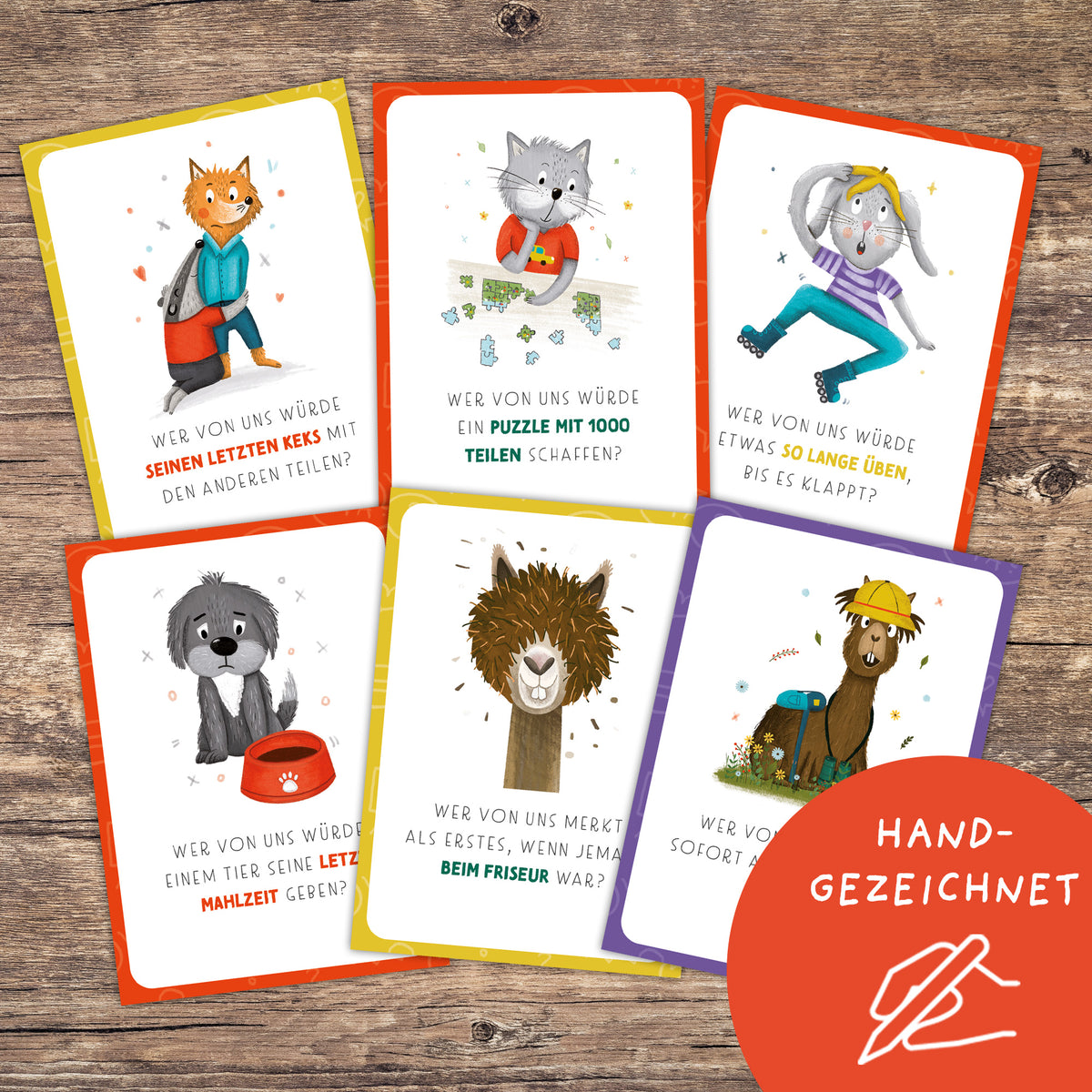 Wer von uns...? – Fragespiel für Kinder zum Ausdrucken | PDF Download