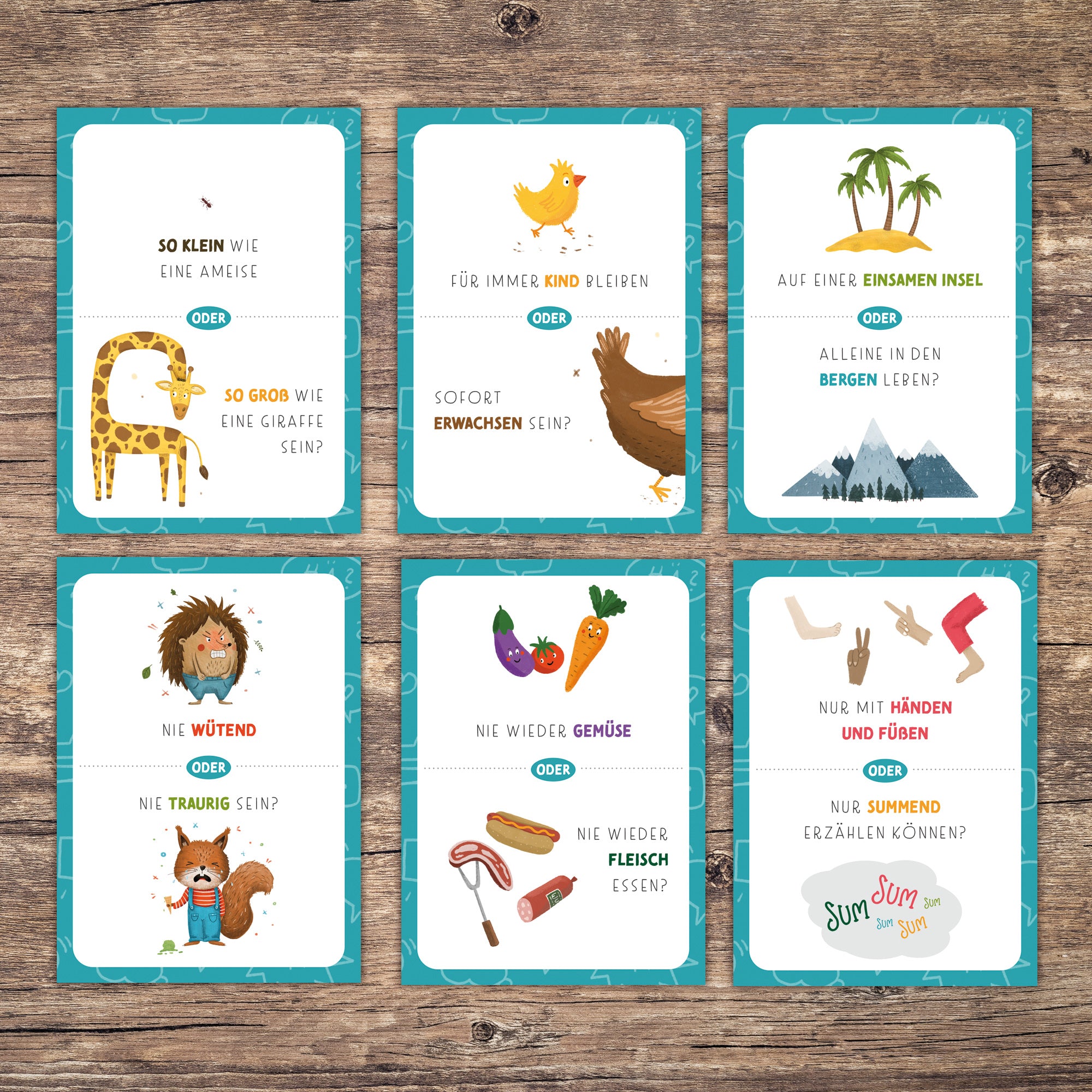 Würdest du lieber …? – Kartenspiel für Kinder | PDF Download